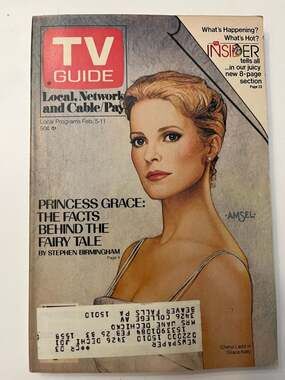 TV Guide Magazine February 5-11, 1983 - Princess Grace / Cheryl Ladd Cover